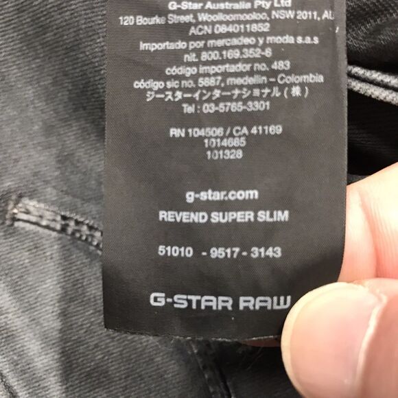 G-Star Slim Fit Jeans - Charcoal - Picture 8 of 15